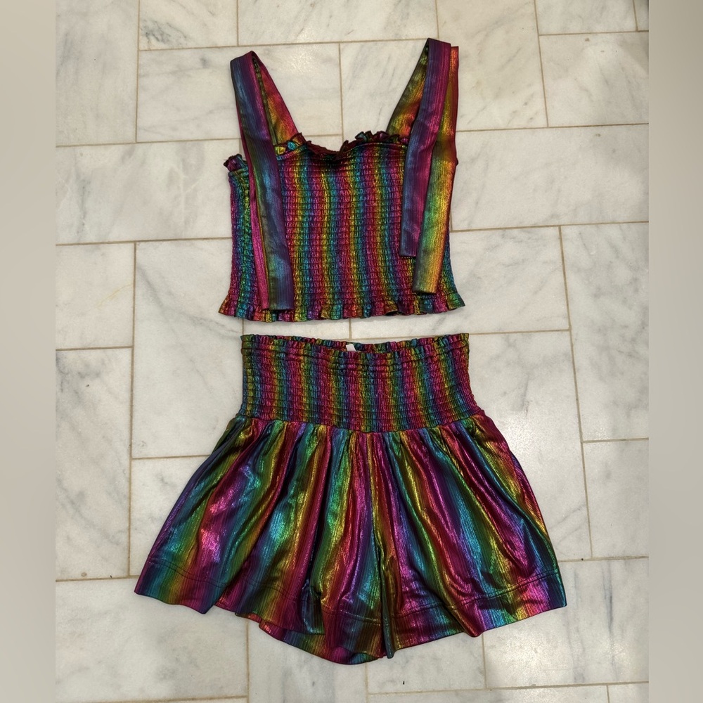 Metallic rainbow SET